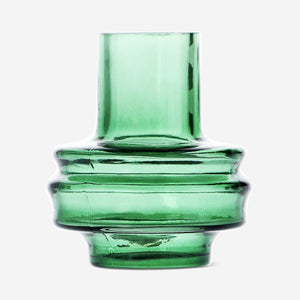 VASE GLASS DIA 8 H: 12,5CM