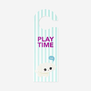 DOOR HANGER W PRINT H 25CM