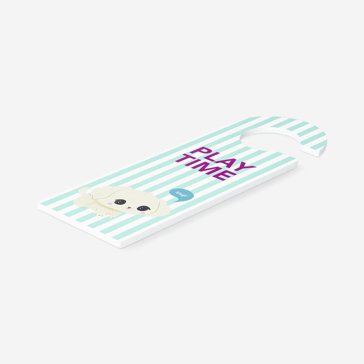DOOR HANGER W PRINT H 25CM