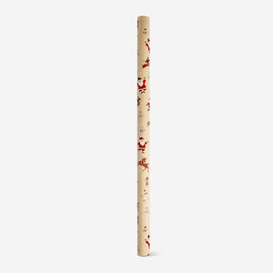WRAPPING PAPER GIANT CRAFT SANTA BRINGING GIFTS 400 X 70CM