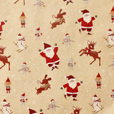 WRAPPING PAPER GIANT CRAFT SANTA BRINGING GIFTS 400 X 70CM