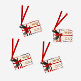 GIFT TAG LETTER 4 PCS