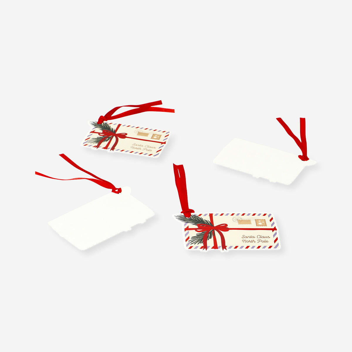 GIFT TAG LETTER 4 PCS