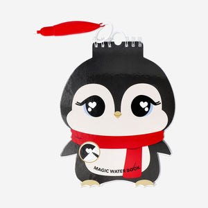 Penguen Şeklinde Suluboya Kitabı