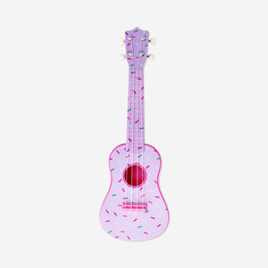 Donut Desenli Oyuncak Ukulele