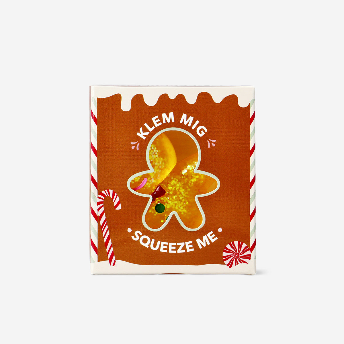 PRESS ME TOY GINGER BREAD MAN
