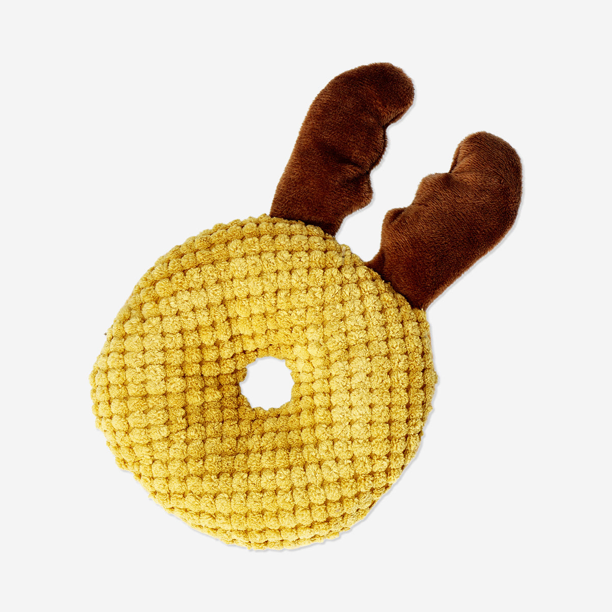 Geyik Desenli Peluş Köpek Oyuncağı