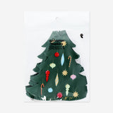 NAPKIN SHAPED CHRISTMAS TREE 16 PCS