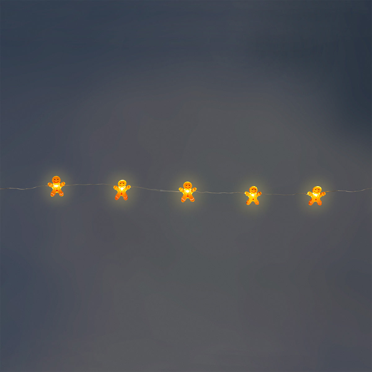 LIGHT CHAIN 20 PCS LED RECYCLED GINGERBREAD