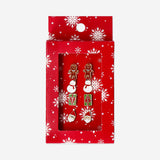 4'lü Noel Baba Temalı Küpe