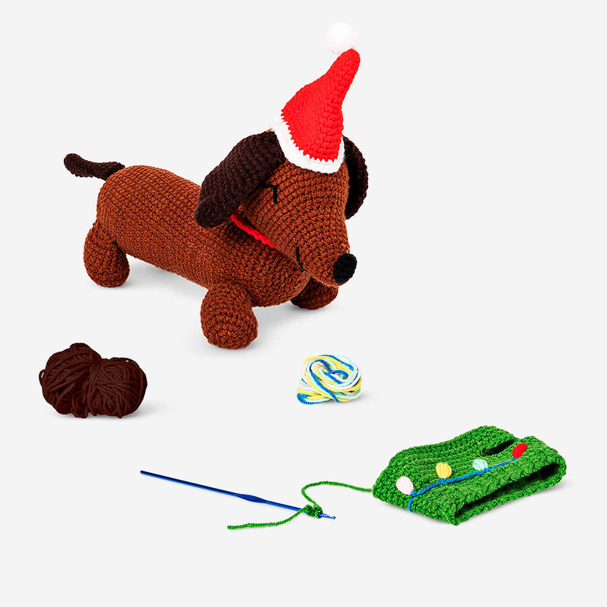 Kendin Yap Sosis Köpek Amigurumi Seti