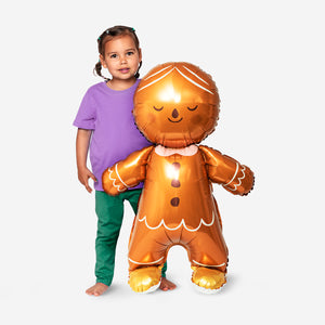 Kurabiye Adam Şekilli Balon 86 cm