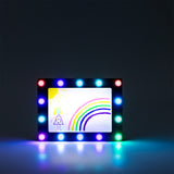 LIGHT BOX DRAWING WITH COLOR CHANGING BULBS