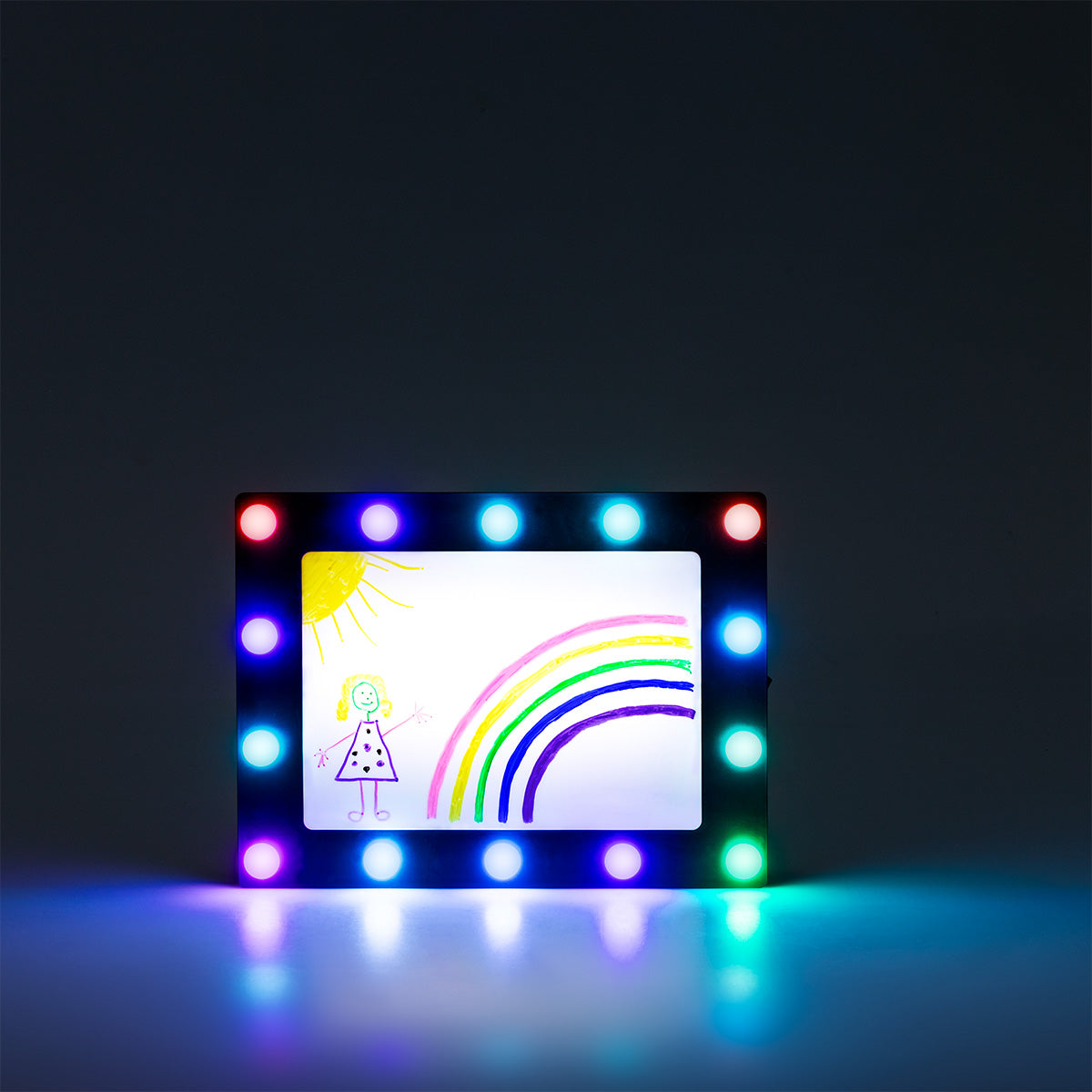 LIGHT BOX DRAWING WITH COLOR CHANGING BULBS