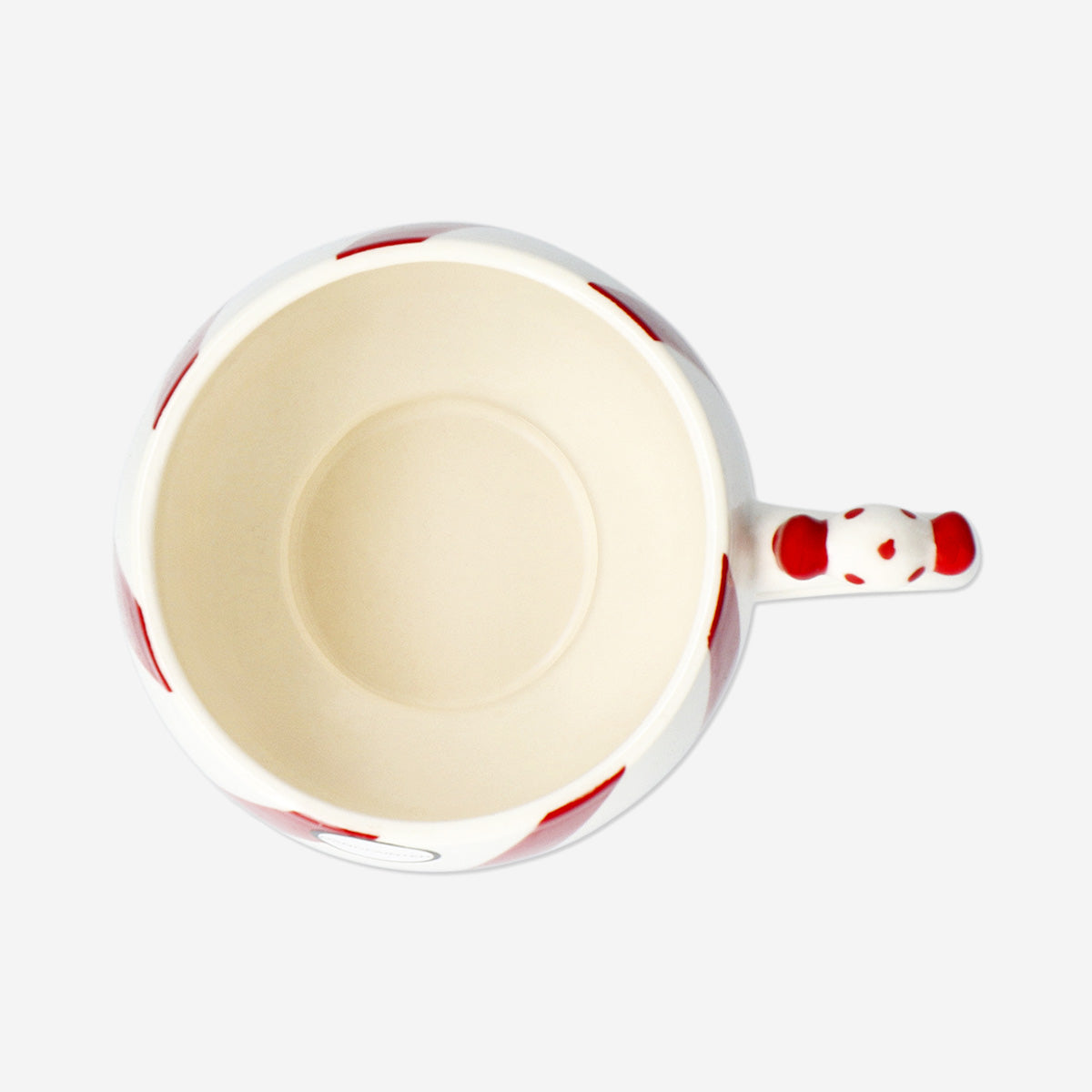 Kırmızı Beyaz Çizgili Kupa