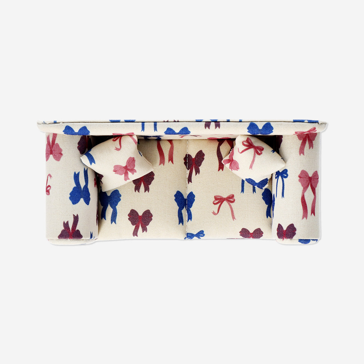 JEWELRY BOX COUCH COTTON 23,5X9,5X13CM PRINT RECYCLED