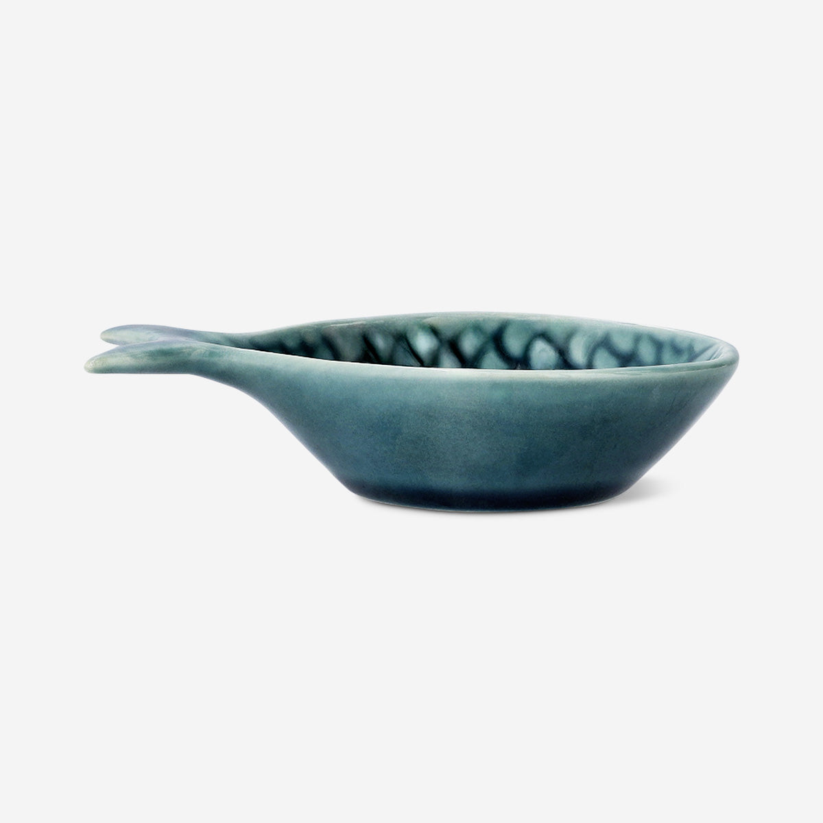 BOWL FOR SOYA FISH SHAPE SMALL GREEN REACTIVE