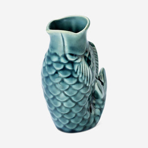 JUG FOR SOYA FISH SHAPE SMALL GREEN REACTIVE