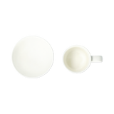 Fiyonk Desenli Beyaz Kupa Seti