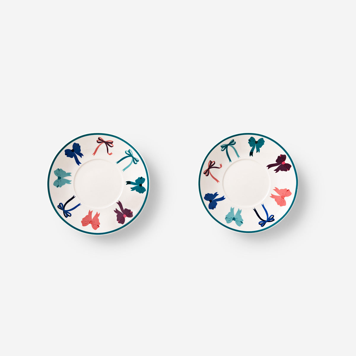 Kurdele Desenli 2'li Espresso Fincanı Seti