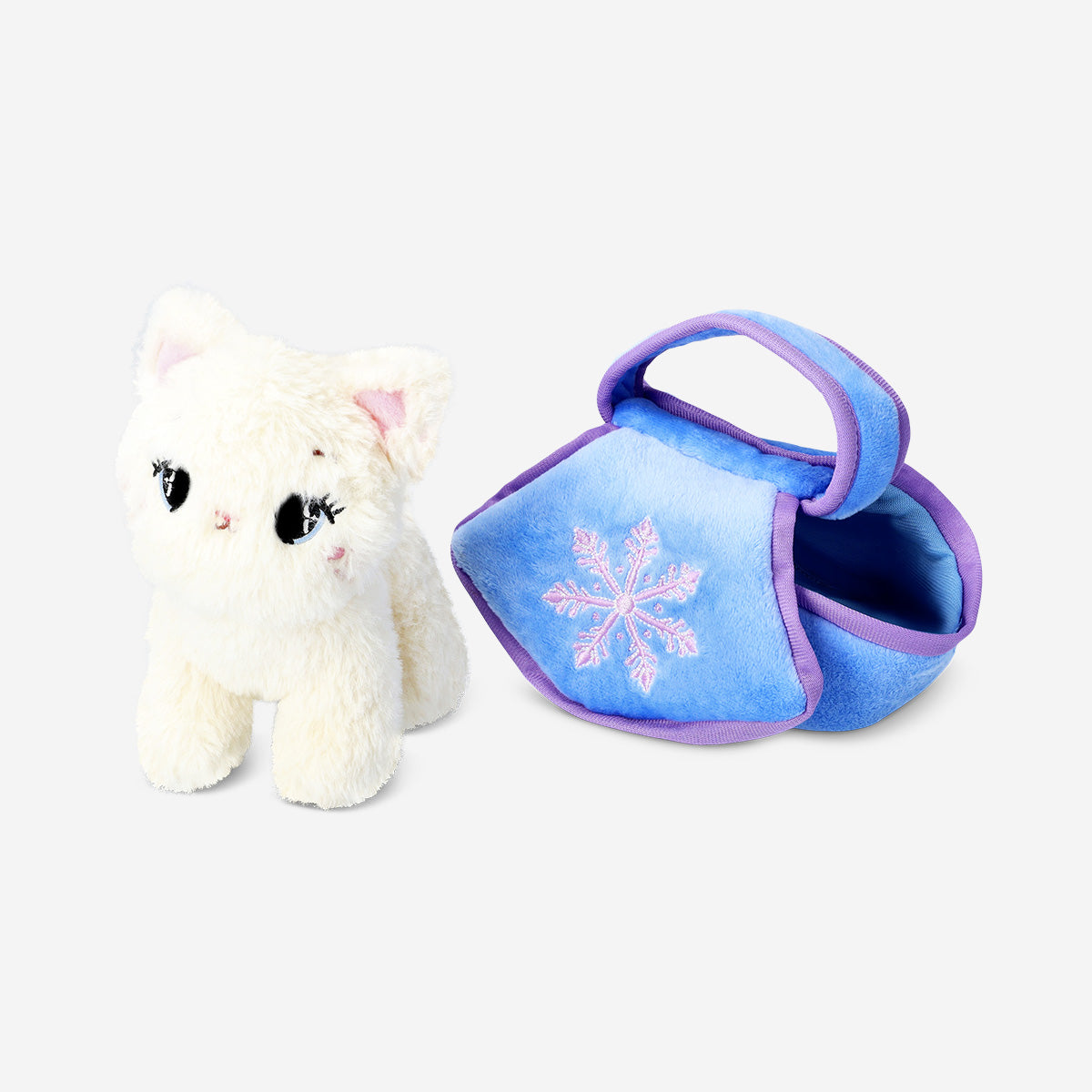 Çantada Kedi Şeklinde Peluş Oyuncak