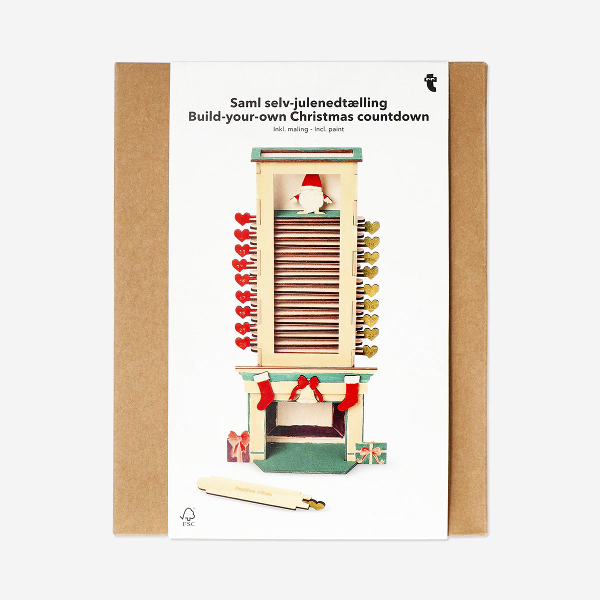 DIY COUNT DOWN FOR CHRISTMAS / PAINT YOUR OWN SANTA CALENDAR