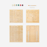 DIY COUNT DOWN FOR CHRISTMAS / PAINT YOUR OWN SANTA CALENDAR