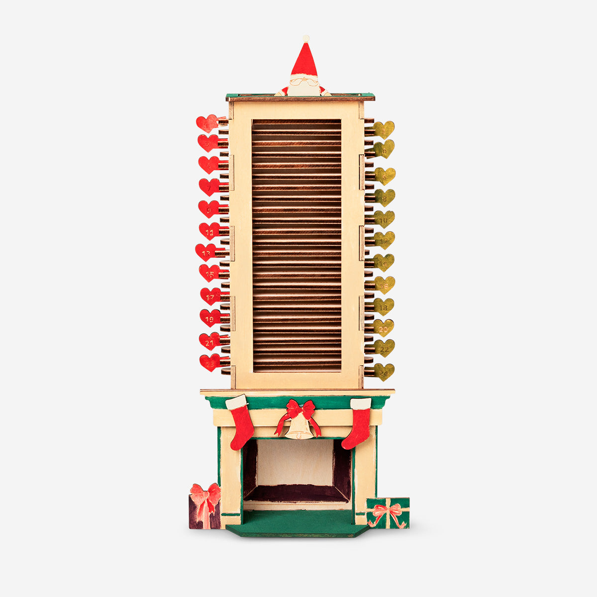 DIY COUNT DOWN FOR CHRISTMAS / PAINT YOUR OWN SANTA CALENDAR
