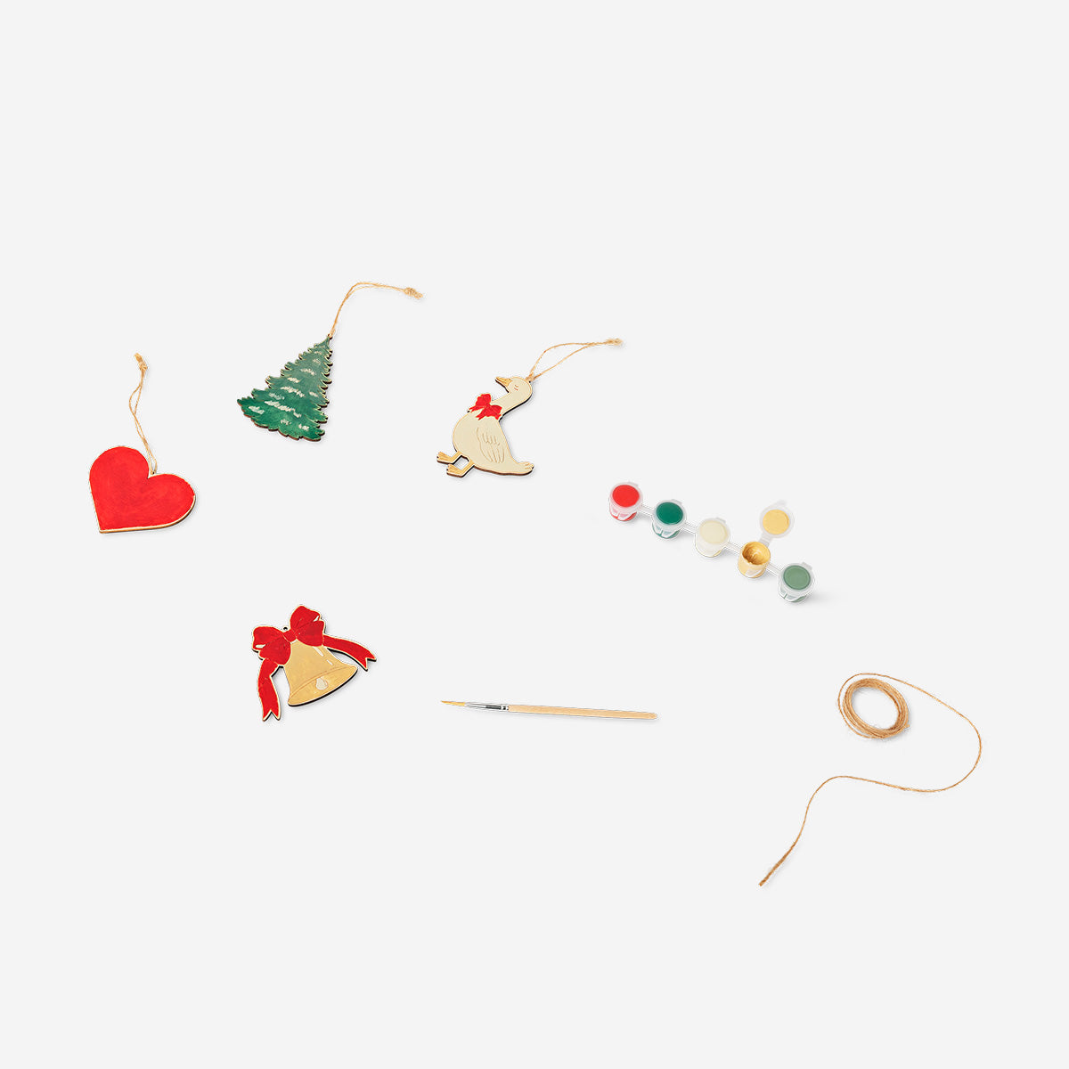 DIY PAINT YOUR OWN CHRISTMAS DECORATIONS WOOD - TRADITIONAL