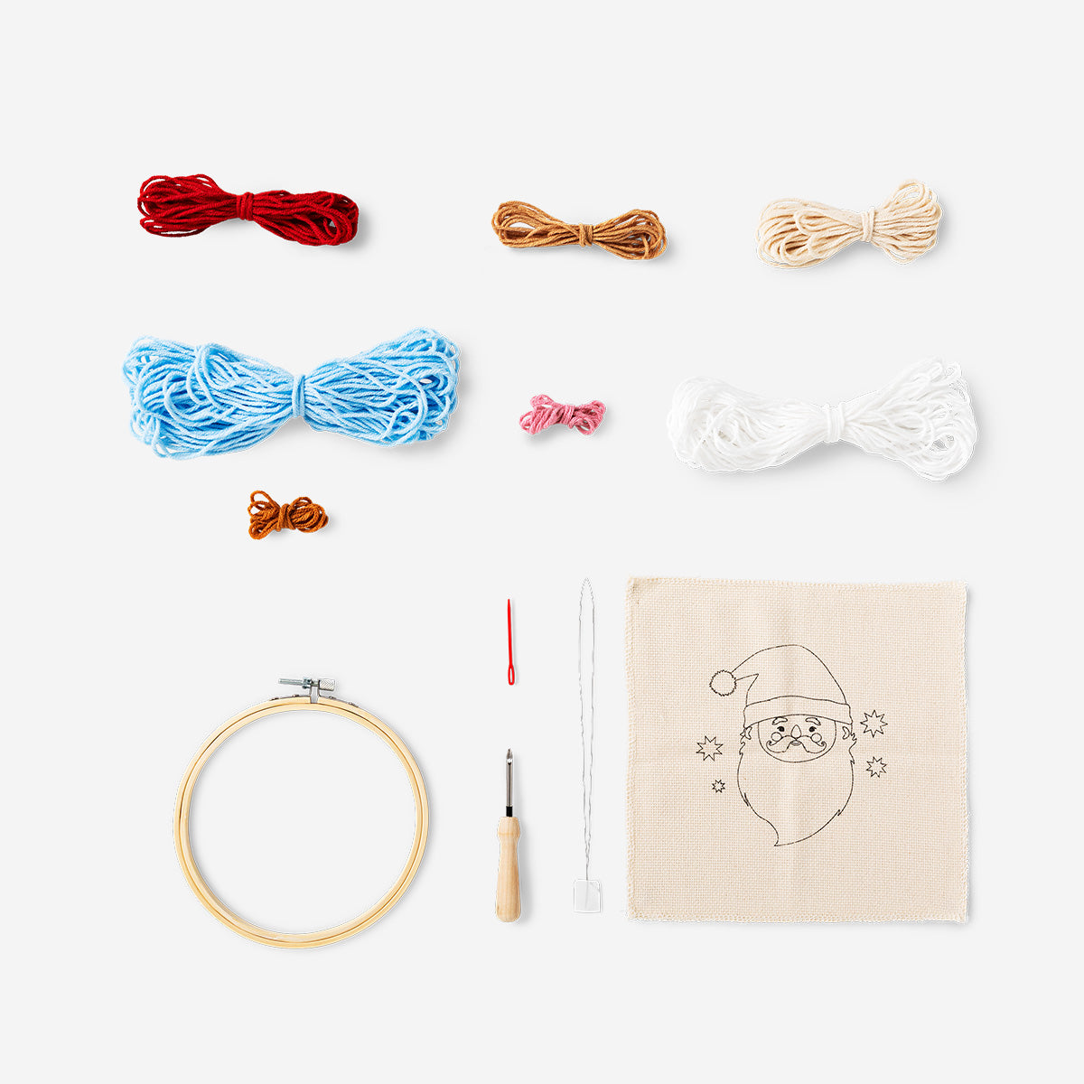 Noel Baba Desenli Punch Kiti