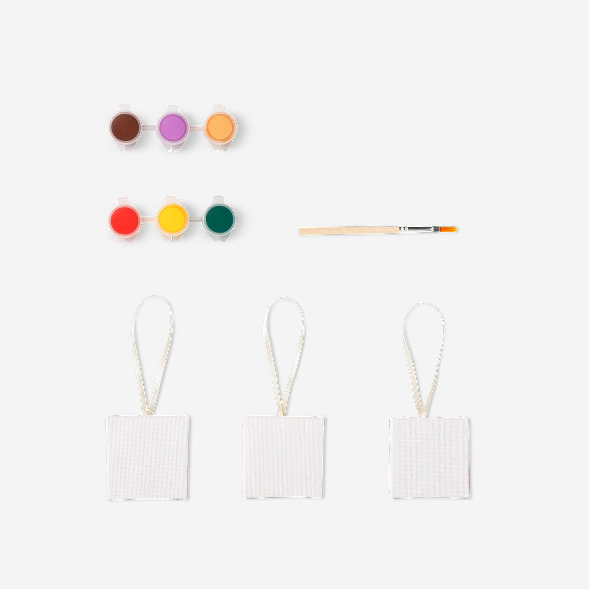 CANVAS HANGING DECORATION SET OF 3