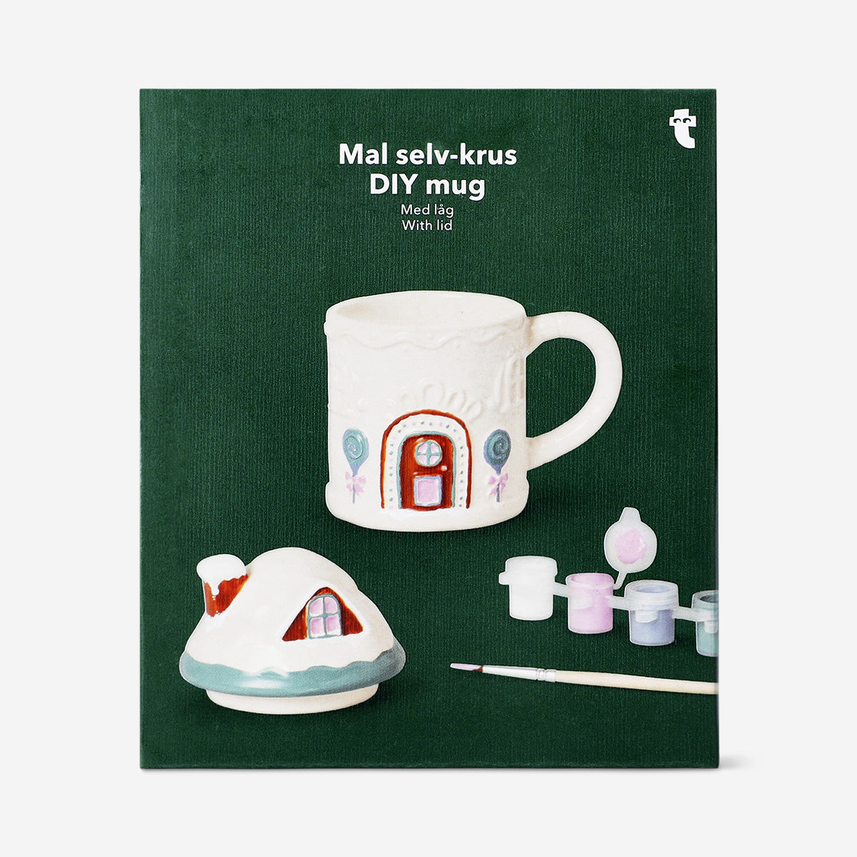 Kendin Yap Seramik Kapaklı Kupa