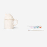 Kendin Yap Seramik Kapaklı Kupa