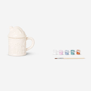 Kendin Yap Seramik Kapaklı Kupa