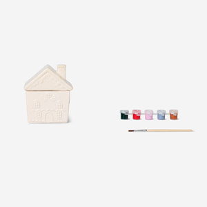 Kendin Yap Kısa Kurabiye Ev Kavanozu Boyama Seti