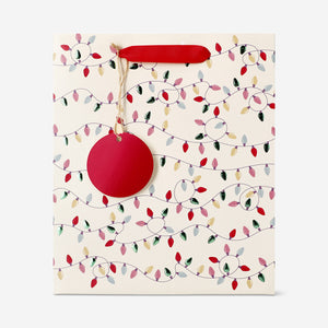 Işık Zinciri Desenli Hediye Çantası