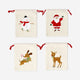 GIFT BAG COTTON DRAWSTRING CHARACTERS 12 x 15 CM 4 PCS