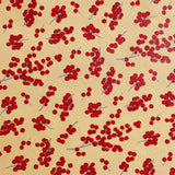 Kırmızı Meyveler Büyük Hediye Paketi Kağıdı