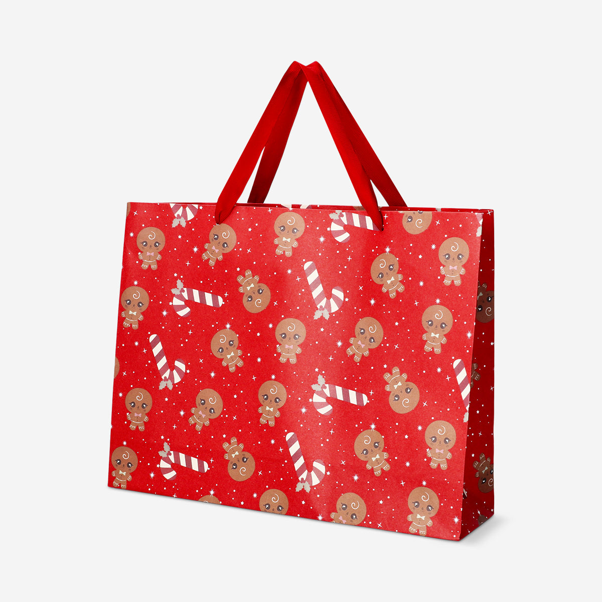 GIFT BAG CUtE GINGERBREAD 25 x 33 CM