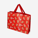 GIFT BAG CUtE GINGERBREAD 25 x 33 CM