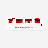 ORNAMENT PRESENTS 4 PCS SET SMALL