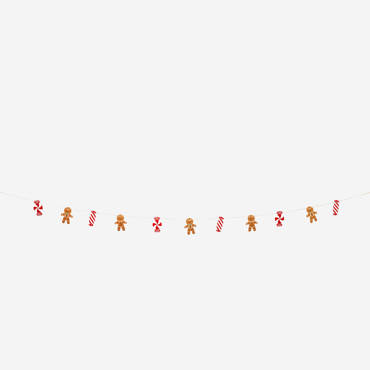 Kurabiye Adam ve Şeker Kamışı Keçe Asma Süs