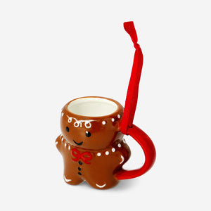 ORNAMENT MINI MUG GINGERBREAD MAN