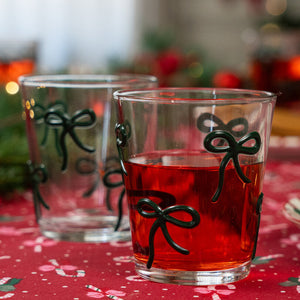 Yeşil Fiyonklu Cam Bardak