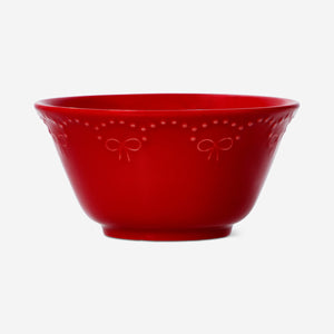BOWL WITH EMBOSSED BOW