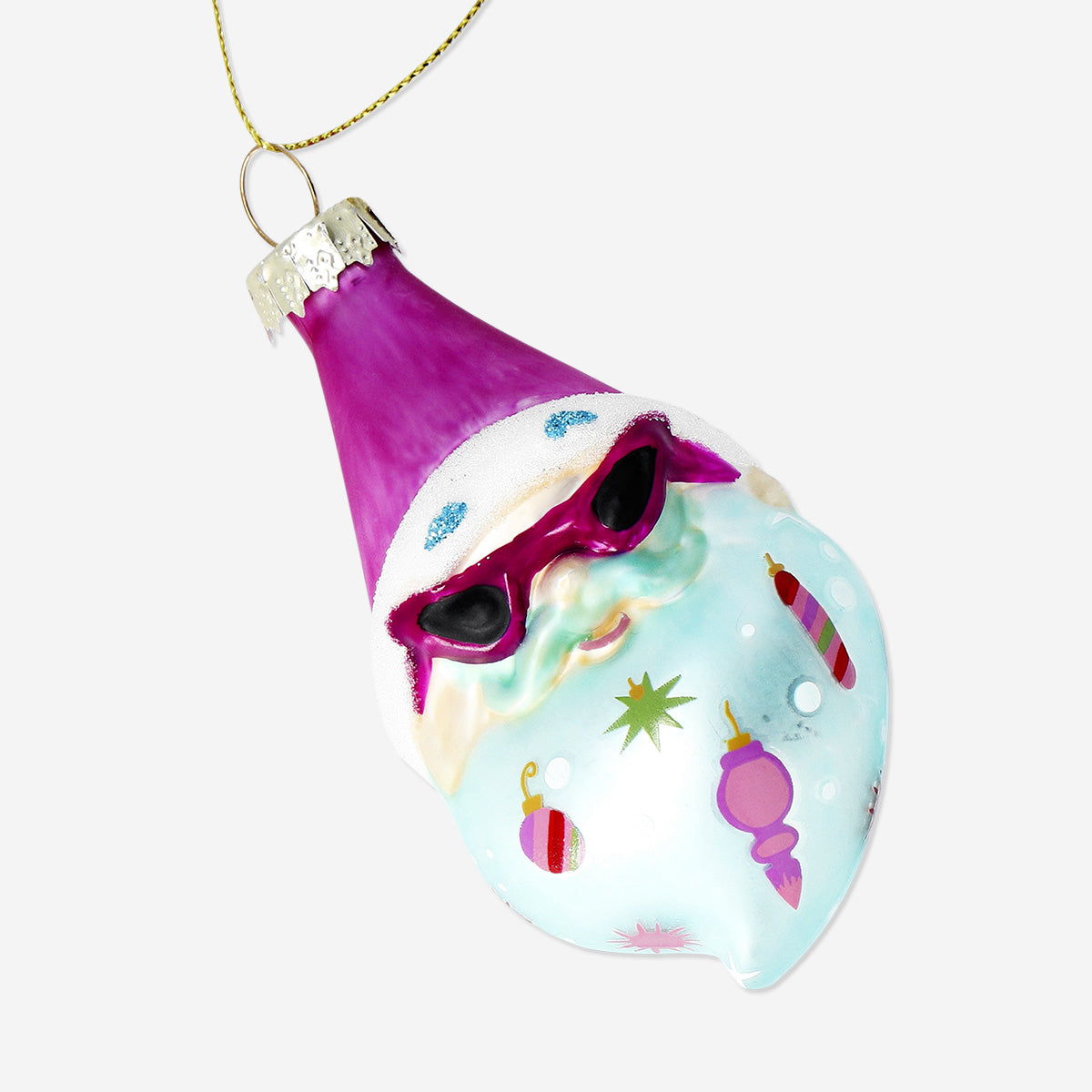 Renkli Noel Baba Yılbaşı Ağacı Süsü