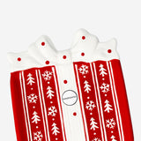 TRAY SERVING GIFT SHAPE AND BOW