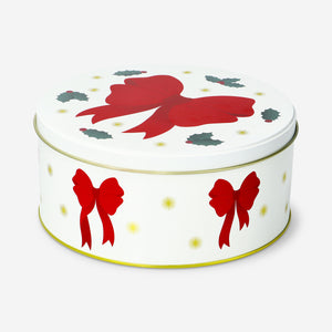 Fiyonk Desenli Büyük Metal Kutu
