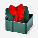 Yeşil Hediye Paketi Şeklinde Metal Kutu
