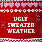 Kırmızı Yılbaşı Kazağı Şeklinde Kupa 330 ml